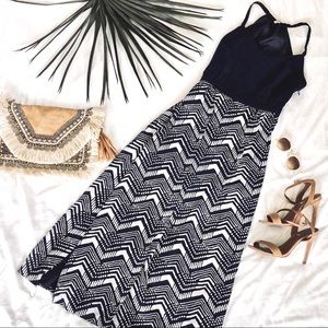 Patterned Maxi Dress